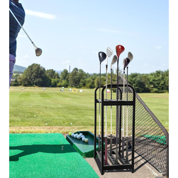 Rebrilliant 27 Hole Golf Club Holder Metal Golf Club Organizer Golf